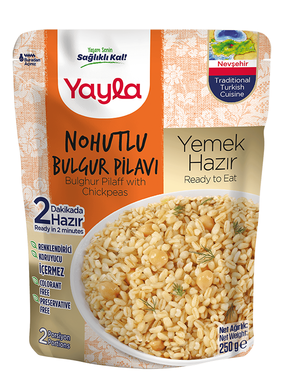 Yayla Yemek Hazır Nohutlu Bulgur Pilavı 250 GR