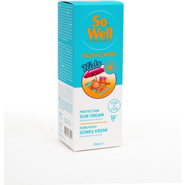 SOWELL 50 SPF GÜNEŞ KREMİ KIDS 75 ML