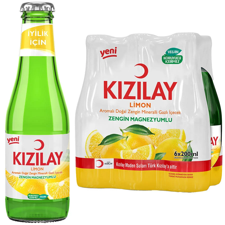 KIZILAY MEYVELİ LİMONLU 6 ADET