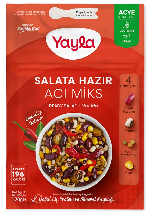 Yayla Salata Hazır Acı Mix 120 GR