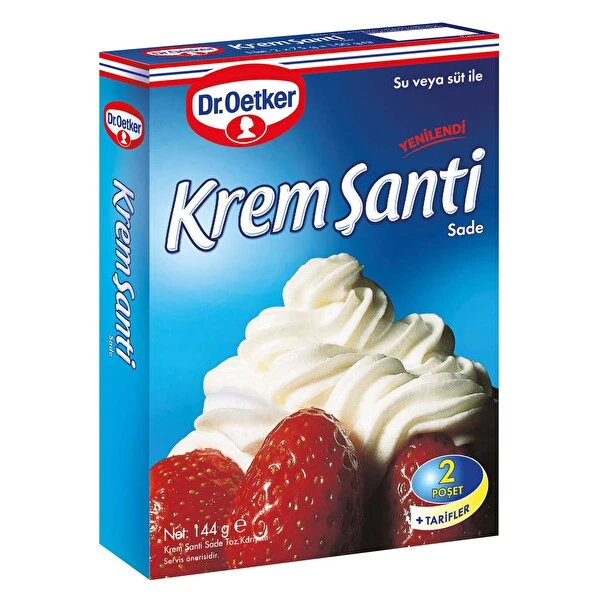 DR OETKER KREM ŞANTİ 144 GR.SADE 12 ADET