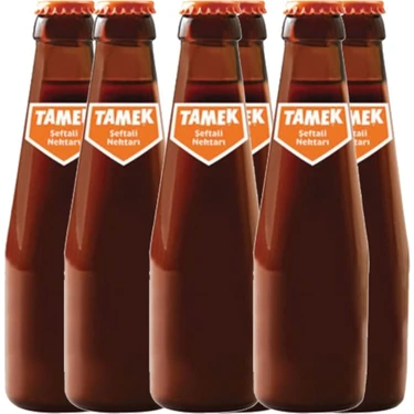 Tamek Cam Şişe Şeftali 200 ML (6 ADET)