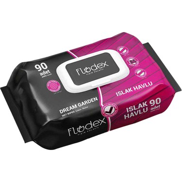 FLODEX ISLAK HAVLU 90 LI- DREAM GARDEN 24 ADET