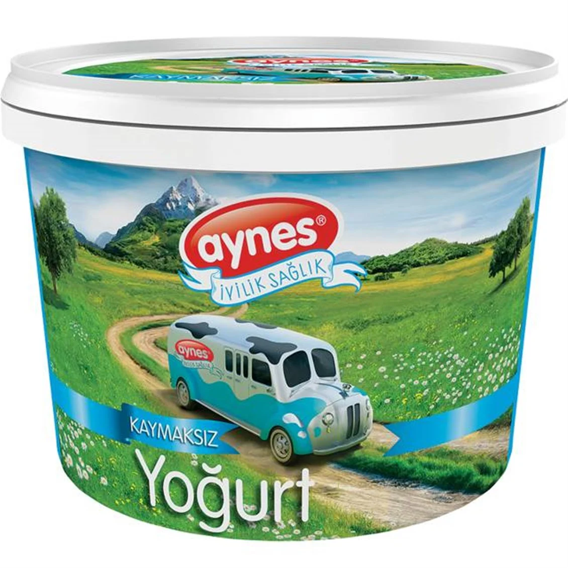 AYNES 2000 GR YARIM YAĞLI YOĞURT