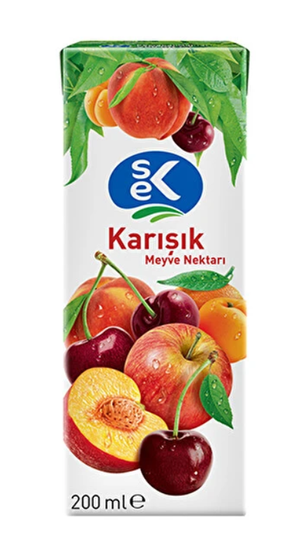 SEK SLIM KARIŞIK MEYVE SUYU 200 ML