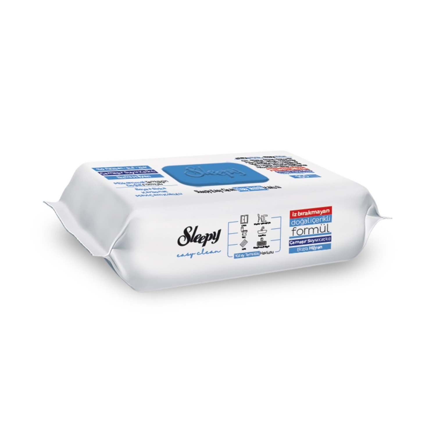 SLEEPY  BEYAZ SABUN YÜZEY TEMİZL.HAVLUSU 100'LÜ