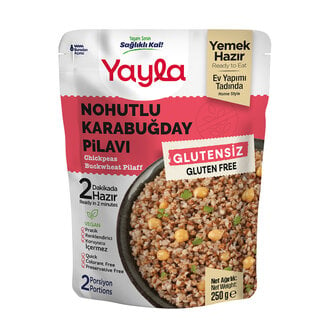 YAYLA GLUTENSİZ NOHUT KARABUĞDAY PİLAVI 250 GR. (12X1)