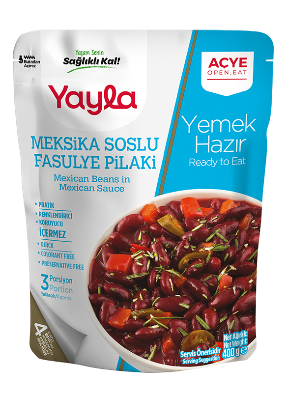 Yayla Yemek Hazır Meksika Soslu Pilaki 400 GR